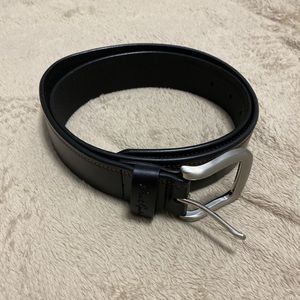 Robert Graham Jorgat Black Leather Casual Belt 38